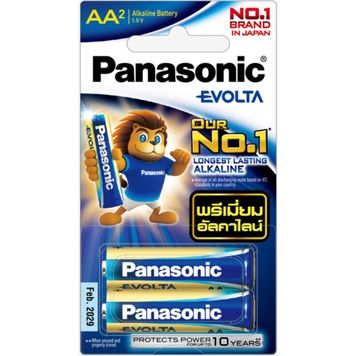 [มี สคบ. ของแท้] Panasonic EVOLTA Alkaline Battery ถ่านอัลคาไลน์ พานาโซนิค อีโวต้า AA/AAA