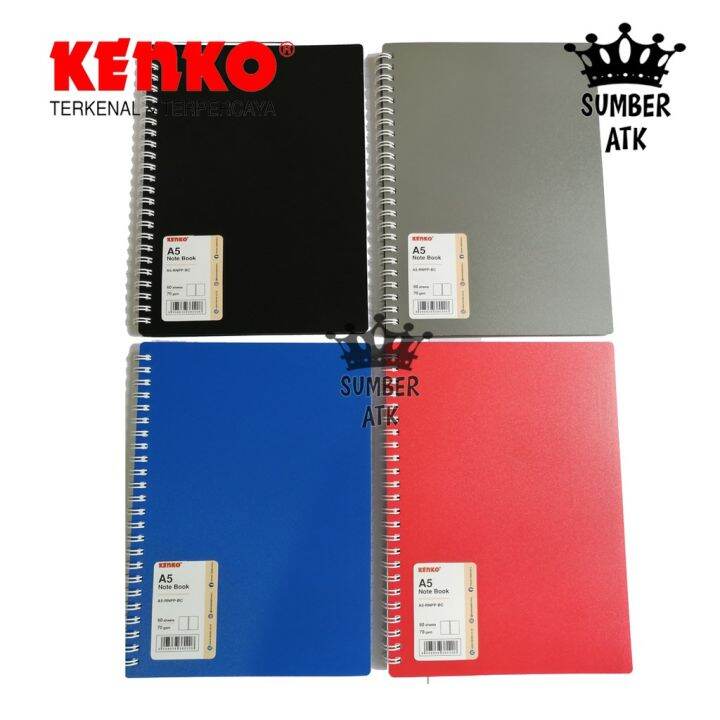 Notebook Ring Note Kenko A5 RNPP Basic Color Buku / PASTEL / Ring Book