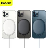 ถูก/แท้Baseus MagSafe 15W แท่นชาร์จไร้สาย Qi Magnetic Quick Wireless Charger For iPhone 12 11