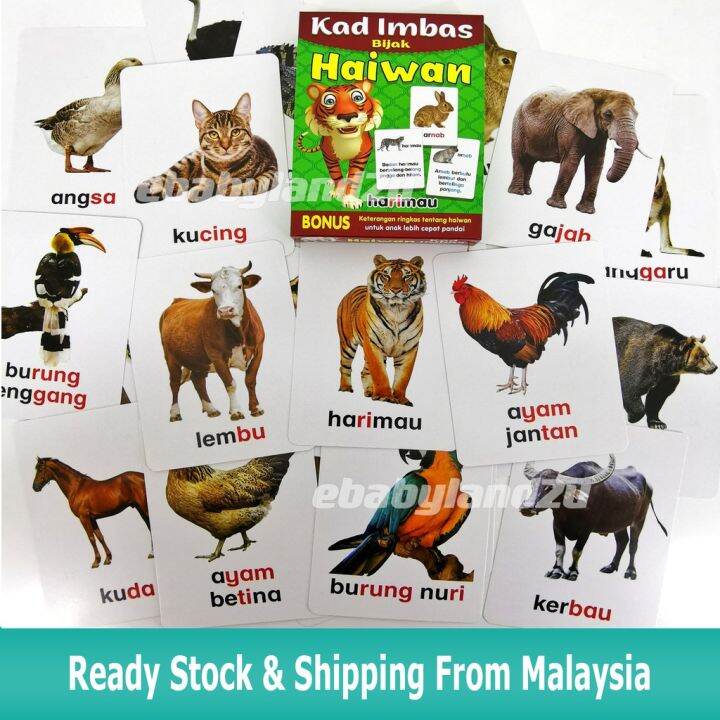 Early Learning Flash Card Bahasa Melayu Kad Imbas For Baby Suku Kata