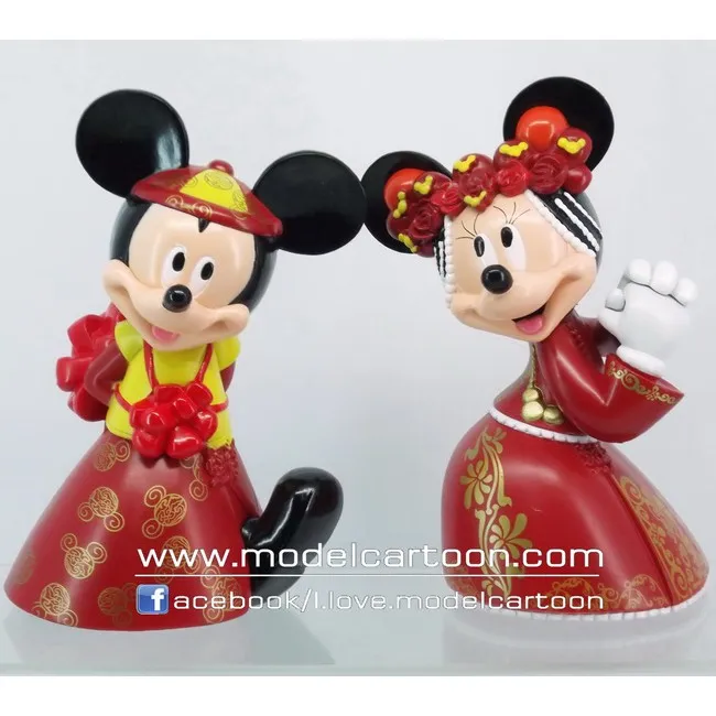 mickey-mouse-มิ๊กกี้-มินนี่-ชุดแต่งงานแบบจีน-มิกกี้เมาส์