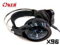 OKER X96 (ไฟ7สี่）หูฟังเกมมิ่ง Hi-Fi stereo headphone Gaming Headset