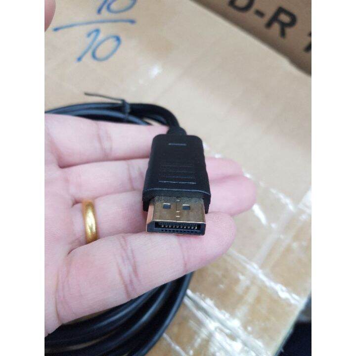 flash-sale-ราคาพิเศษ-display-port-dp-to-hdmi-male-4k-cable-adapter-converter-displayport-4k-2k-ยาว1-8เมตร