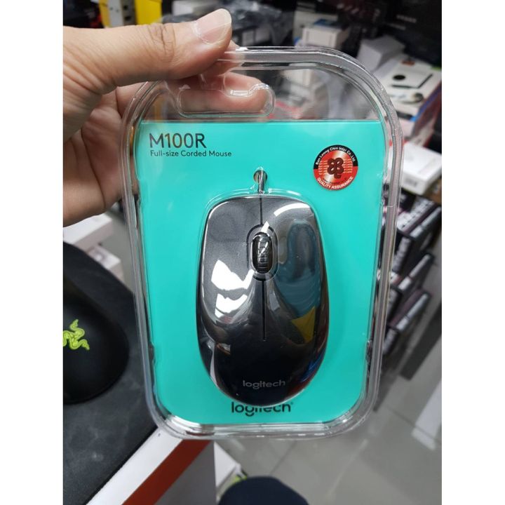 logitech-ราคาพิเศษ-m100r-logitech-mouse-เมาส์มีสาย-รับประกัน-3ปี