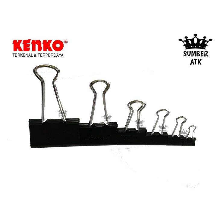 BINDER CLIP KENKO No.260 no 260 / Jepitan Kertas ( UKURAN PALING BESAR