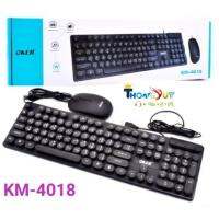 Keyborad Combo Set Oker KM-4018 (แบบมีสาย)