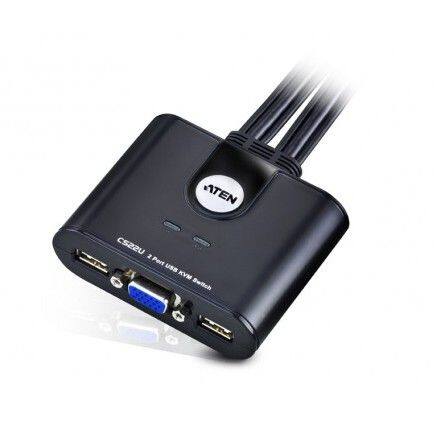 aten-kvm-ราคาพิเศษ-switch-aten-2-port-usb-kvm-cable-90cm-รุ่น-cs22u-ออกใบกำกับภาษีได้