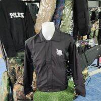 เสื้อแจ็คเก็ตปัก police เเท้100%