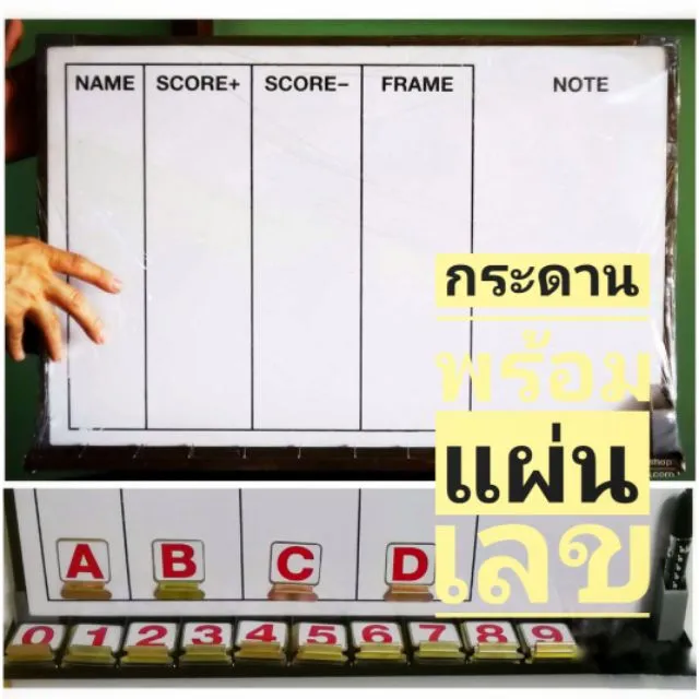 สกอร์-บอร์ด-แผ่นกระดานแม่เหล็ก-แผ่นตัวอักษร-แผ่นตัวเลข-กระดานจดแต้ม-snooker-สนุ๊กเกอร์