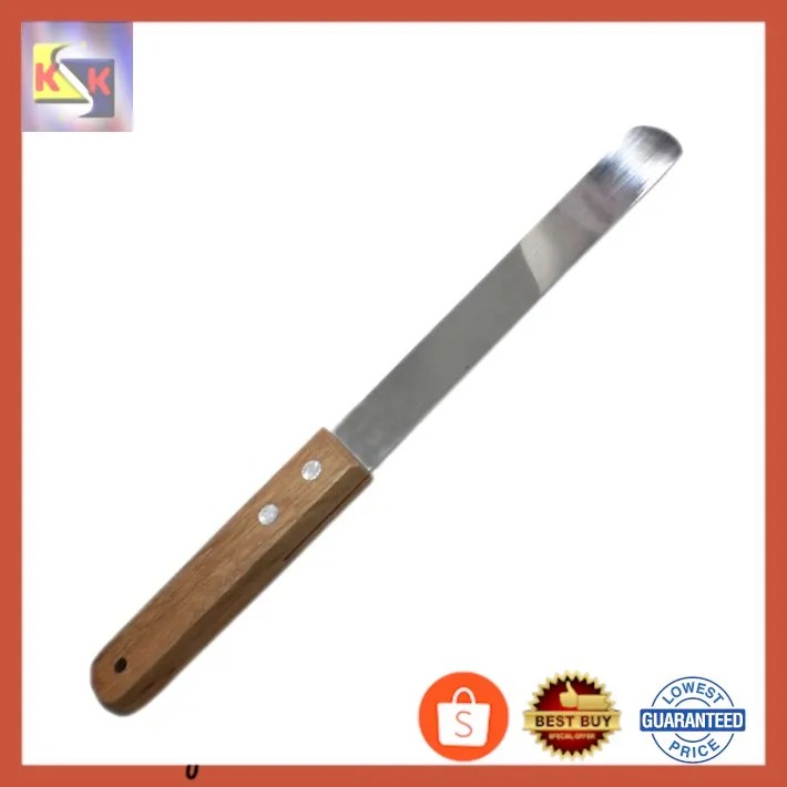 Hair Line Waxing Spatula Wax Applicator Knife with Wooden Handle and