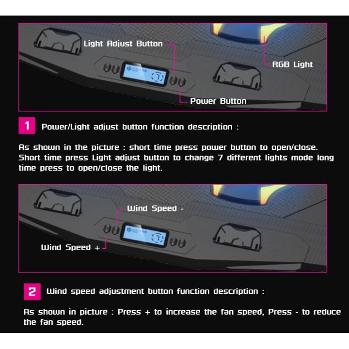 nubwo-สินค้าใหม่-ราคาพิเศษ-nx-f2-sindel-gaming-cooling-pad-rgb-backlight-งานดีสุดๆๆ