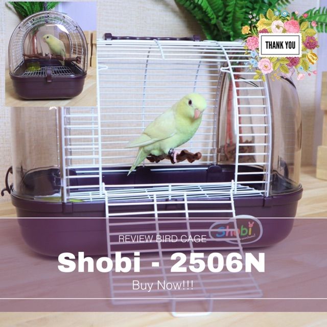 สินค้าขายดี-shobi-2506n-กล่องใส่นกฝาใส-ขนาดเล็ก