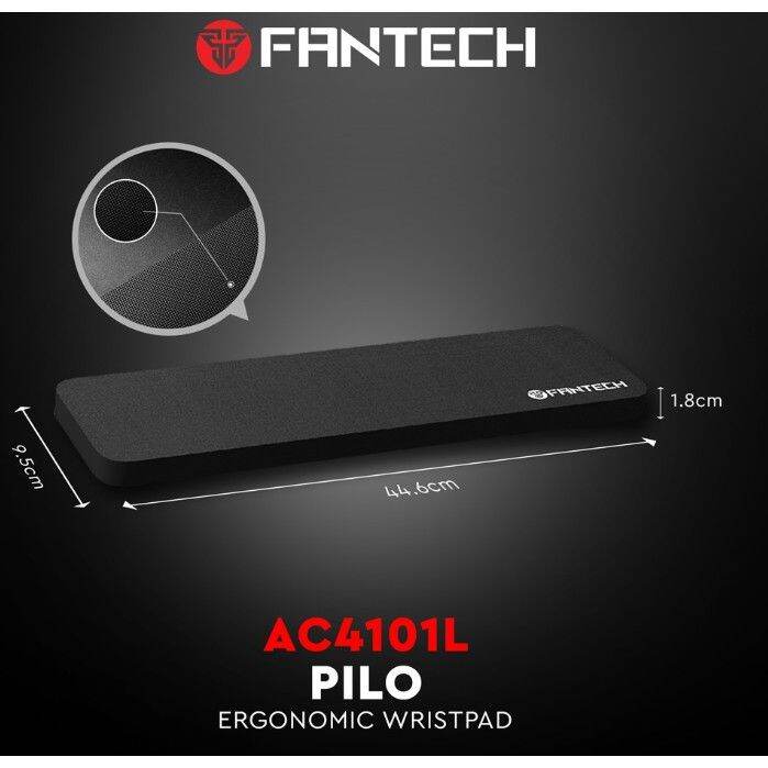 fantech-แผ่นข้อมือ-ac4101l-คีย์บอร์ด-ช่วยลดอาการปวดข้อมือ-สำหรับคอมพิวเตอร์-โน๊ตบุ๊ค-wrist-support