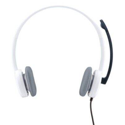 logitech-flash-sale-ราคาพิเศษ-headset-h151-stereo-white-เชื่อมต่อแจ็ค-3-5-มม