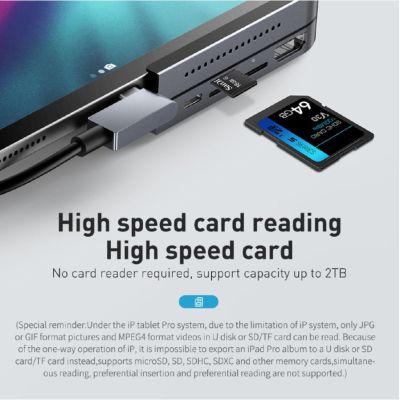 พร้อมส่ง🇹🇭 Baseus Type C Hub อะแดปเตอร์สำหรับ iPad Air 4 / Pro 11,12.9 HDMI USB 3.0 TF/SD Card /PD Port 3.5 มม.