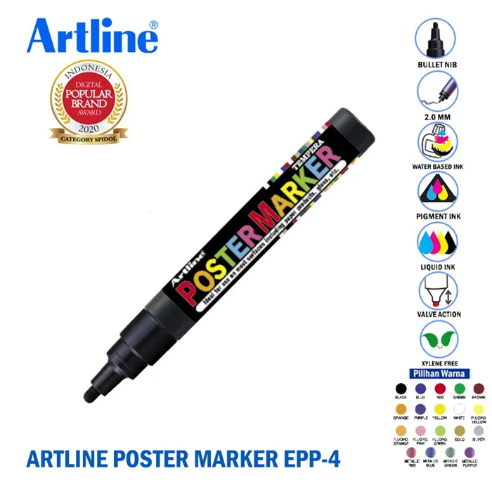 ARTLINE POSTER MARKER EPP4 Lazada Indonesia
