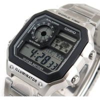 CASIO ของแท้ รับประกันศูนย์ รุ่น AE-1200WHD-1 ดิจิตอล สายเลส worldtime แบตเตอรี่ 10 ปี กันน้ำลึก 100 เมตร ราคาเต็ม 3,500