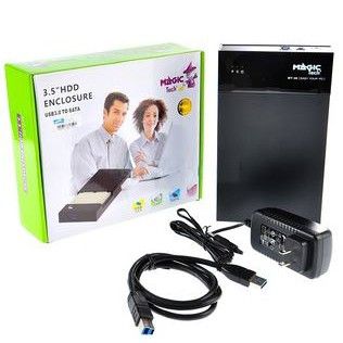 Magictech กล่องใส่ HDD 3.5 BOX USB 3.0 TO SATA HDD External Enclosure รุ่น MT-36