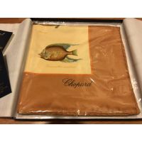 ผ้าพันคอ Chopard Goulard Poissons Abricot/Ocre