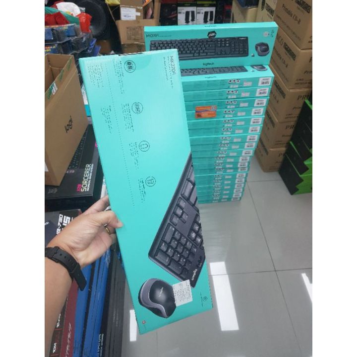 logitech-ราคาพิเศษ-คีย์บอร์ด-mk270r-wireless-mouse-keyboard-ของเเท้ประกันsynnex