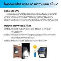 MLLIGHT -ไฟผนังโซล่า เซลล์ 40LED