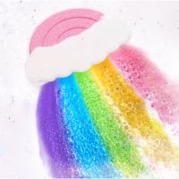 สบู่สายรุ้ง รุ่นใหม่ Rainbow cloud bath soap สบู่ทำฟอง สบู่สำหรับแช่อาบน้ำ สบู่เด็ก สบู่ก้อน สบู่อาบน้ำ สบู่อาบน้ำเด็ก