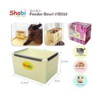 Shobi-RJ123 ถ้วยอาหารติดข้างกรง รุ่นใหม่ สีพาสเทล!!!