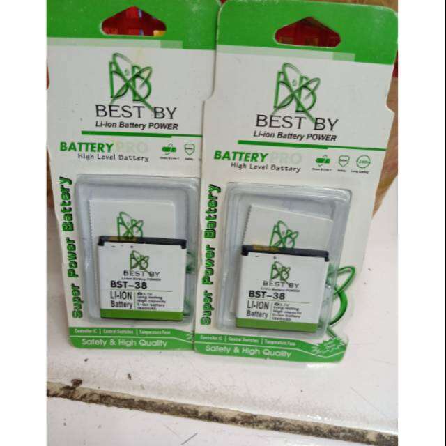 Baterai Batt Batre Best By Sony Ericsson BST-38 Batt Battery Sony BST38 ...