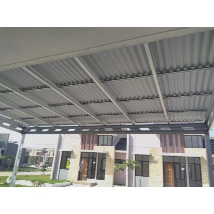 Kanopi Alderon Polycarbonate Rangka Baja Ringan Per Meter Persegi Lazada Indonesia