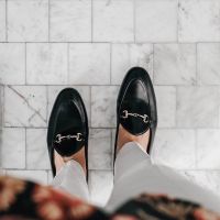 BAGTASH - De mont loafer black รองเท้าหนังแท้ - 005 สีดำ best seller