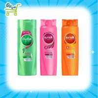 SUNSILK Shampoo Healthier and Long Green 200 ml  ซันซิลแชมพู สูตรผมยาวสวยสุขภาพดี ผมมีน้ำหนัก บำรุงผมเสียในทันที 200 มล.