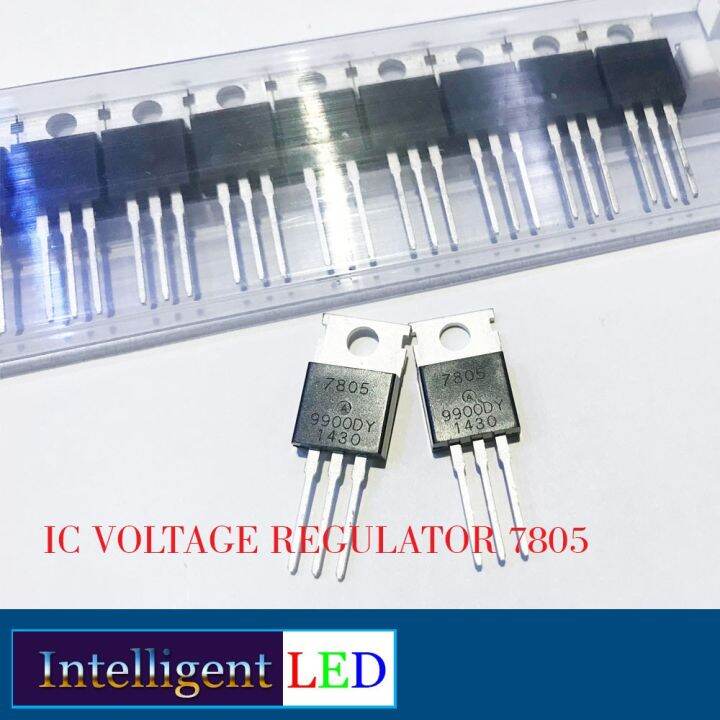 LM7805 L 7805 L7805CV TO-220 DIP Fixed Voltage Regulator 5V IC | Lazada ...