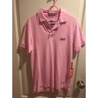 Superdry Pink polo size L