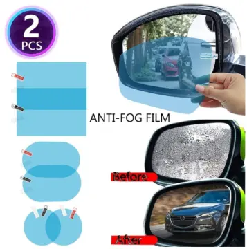 2PCS Car Rearview Mirror Rainproof Film Nano Mirror Anti-fog Film Mirror Glass  Water Repellent Long-lasting Film Universal