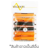 Vatente วาเลนเต้ แกนดัดผม ญี่ปุ่น 2สี คละสี เบอร์7 (1.8cm) แพค6ชิ้น