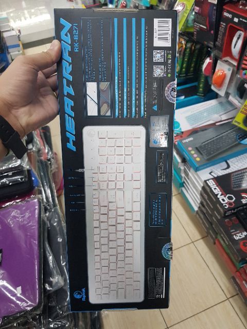 keyboard-razeak-rk-8271-มีไฟสีขาวสวยงาม