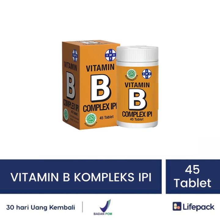 Vitamin B Kompleks IPI 45 Tablet - Vitamin B Kompleks - Lifepack ...