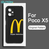 Guyon ซิลิโคนเหลวกันกระแทกสำหรับ  เสค Xiaomi Poco X5 Pro เคสนิ่มลายดีไซน์ใหม่