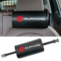 VEHICAR Carbon Fiber Car Headrest Car Pillow Neck Support Pillow Universal Removable For ALPHARD Car Accessories