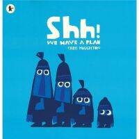 Shh!  We have a plan! We have a plan for childrens English stories picture books for early childhood education enlightenment picture books for parents and children to read English original imported childrens books