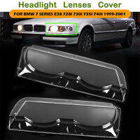 ไฟหน้ารถไฟฝาครอบแก้วล้าง4ประตูรถยนต์ซ้ายขวาไฟหน้า H Ead Light สำหรับ BMW E38 728i 730i 735i 740i 1999 2000 2001