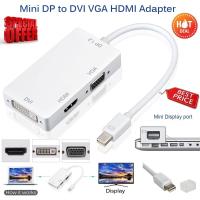 สายแปลง 3 in 1 Mini DP Display port to DVI VGA HDMI Adapter Cable Hub