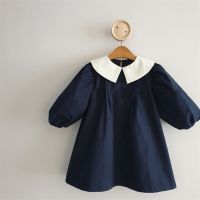 【YF】 Family Matching Clothes Spring Autumn Girl Dress Mother Daughter Long-sleeved Cotton Baby Birthday 1-6Y