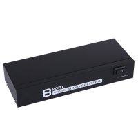 QSR STORE GREATOLINK AV Splitter DVD HDTV RCA Video Box 1 to 8 out 3RCA Distributor in 4 Audio Adapter not Switch