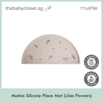 Mushie Silicone table pad lilac flowers