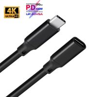 0.5M 1M 2M 3m 5M USB C Kabel Ekstensi Tipe C Kabel Extender Thunderbolt 3 untuk Nintendo Switch MacBook Pro Google Pixel 3 2