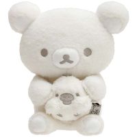 ตุ๊กตา ลาย Rilakkuma x Kiiroitori สีเทา rk / Rilakkuma