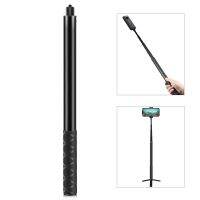 PULUZ 157ซม. โลหะ Selfie Stick Monopod พร้อมฐานอะแดปเตอร์ที่มองไม่เห็นและสกรูสำหรับ Insta.360 One Rs/ X2 / X3