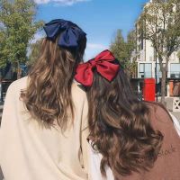 【Ready Stock】 ♙✼✣ C18 蝴蝶结发夹Korean Style Bowknot Hair Clip Bow Spring Clip for Women Sweet Ponytail Big Bow Hairpin Top Clip Ribbon Hair Pin Female Back Head Clip Fashion Hair Accessories Butterfly Clip for Girl蝴蝶结發夾