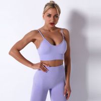 Two-piece Suit Seamless Women Yoga Set High Waist Yoga Pants Gym Clothing Sportswear Sport Shorts Sports Bra T-shirt Workout Set